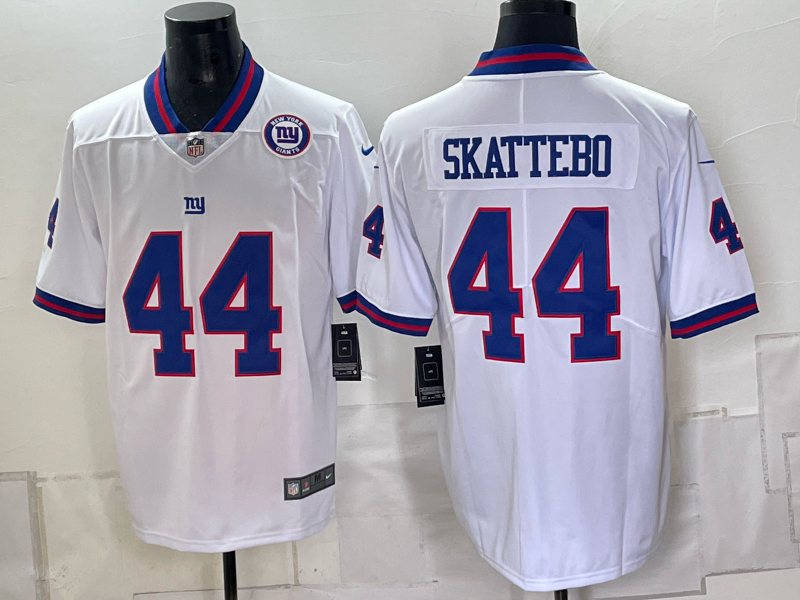 Men New York Giants #44 Skattebo white Nike 2026 NFL Game Jersey 0931001->new york giants->NFL Jersey